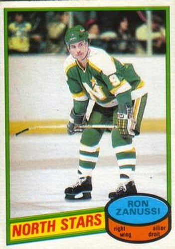 #192 Ron Zanussi - Minnesota North Stars - 1980-81 O-Pee-Chee Hockey