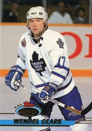 #192 Wendel Clark - Toronto Maple Leafs - 1993-94 Stadium Club Hockey