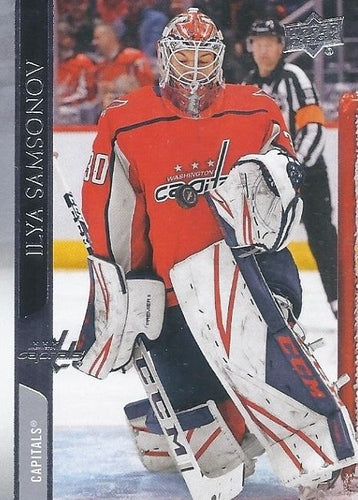 #192 Ilya Samsonov - Washington Capitals - 2020-21 Upper Deck Hockey