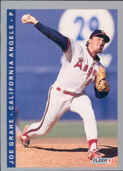 #192 Joe Grahe - California Angels - 1993 Fleer Baseball