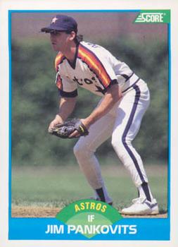 #192 Jim Pankovits - Houston Astros - 1989 Score Baseball