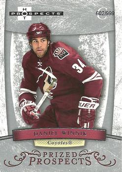 #192 Daniel Winnik - Phoenix Coyotes - 2007-08 Fleer Hot Prospects Hockey