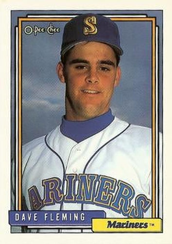 #192 Dave Fleming - Seattle Mariners - 1992 O-Pee-Chee Baseball