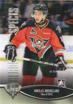 #192 Nikolas Brouillard - Drummondville Voltigeurs - 2012-13 In The Game Heroes and Prospects Hockey