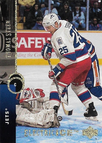#192 Thomas Steen - Winnipeg Jets - 1994-95 Upper Deck Hockey - Electric Ice