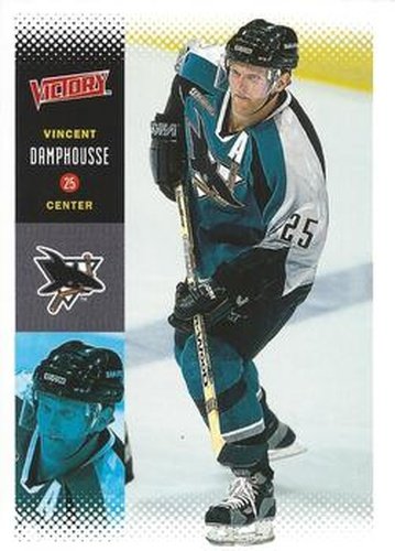 #192 Vincent Damphousse - San Jose Sharks - 2000-01 Upper Deck Victory Hockey
