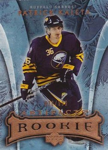 #192 Patrick Kaleta - Buffalo Sabres - 2007-08 Upper Deck Artifacts Hockey