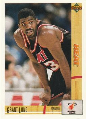 #192 Grant Long - Miami Heat - 1991-92 Upper Deck Basketball