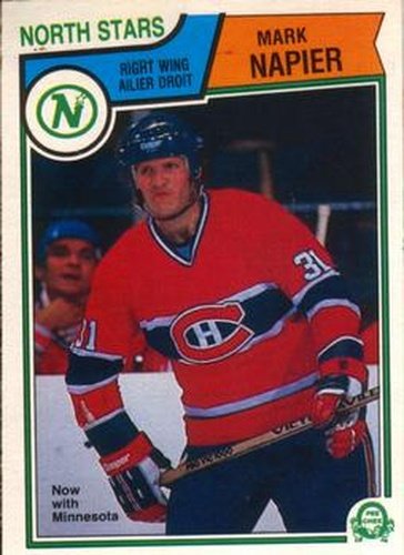 #192 Mark Napier - Minnesota North Stars - 1983-84 O-Pee-Chee Hockey