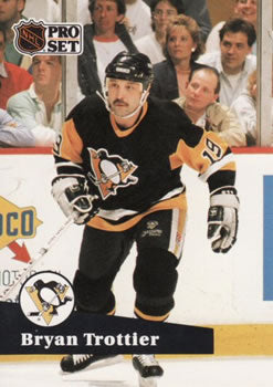 #192 Bryan Trottier - 1991-92 Pro Set Hockey