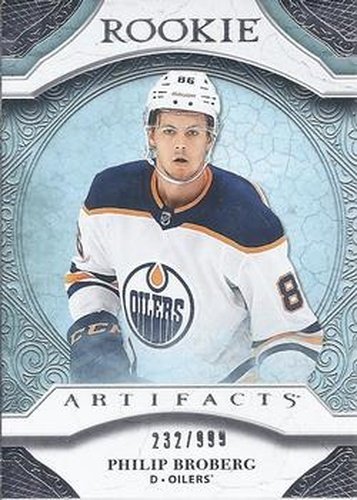 #RED192 Philip Broberg - Edmonton Oilers - 2020-21 Upper Deck Artifacts Hockey