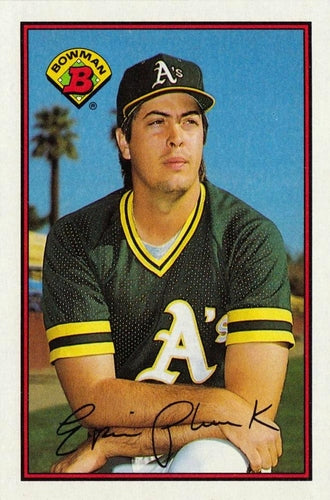 #192 Storm Davis - Oakland Athletics - 1989 Bowman Baseball