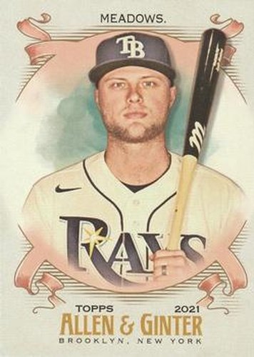 #192 Austin Meadows - Tampa Bay Rays - 2021 Topps Allen & Ginter Baseball