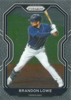 #192 Brandon Lowe - Tampa Bay Rays - 2021 Panini Prizm Baseball