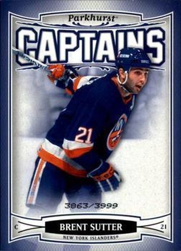 #192 Brent Sutter - New York Islanders - 2006-07 Parkhurst Hockey