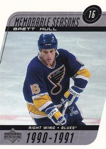 #192 Brett Hull - St. Louis Blues - 2002-03 Upper Deck Hockey