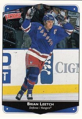#192 Brian Leetch - New York Rangers - 1999-00 Upper Deck Victory Hockey