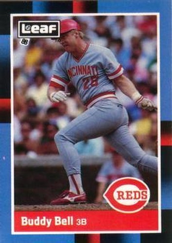#192 Buddy Bell - Cincinnati Reds - 1988 Leaf Baseball