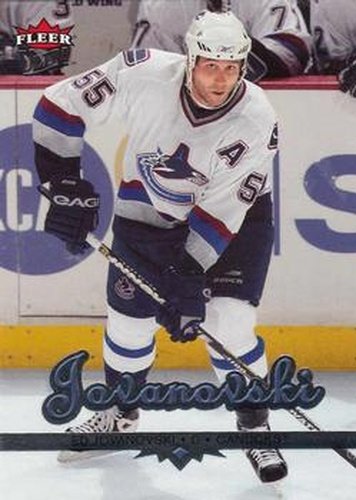 #192 Ed Jovanovski - Vancouver Canucks - 2005-06 Ultra Hockey