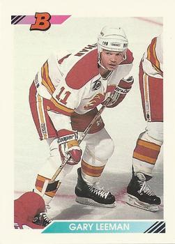 #192 Gary Leeman - Calgary Flames - 1992-93 Bowman Hockey