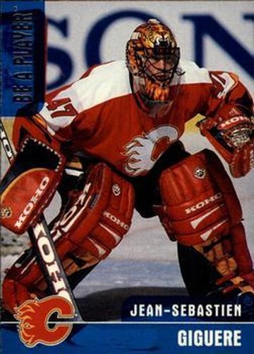 #192 Jean-Sebastien Giguere - Calgary Flames - 1999-00 Be a Player Memorabilia Hockey