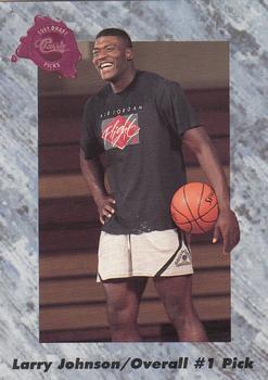 #192 Larry Johnson - Charlotte Hornets - 1991 Classic Four Sport