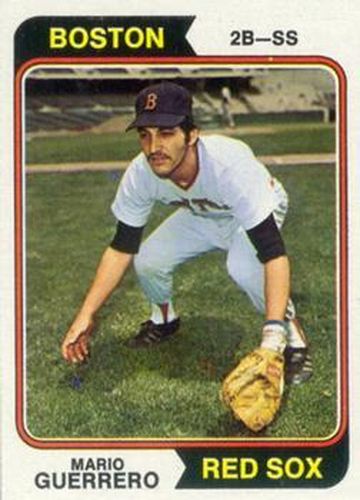 #192 Mario Guerrero - Boston Red Sox - 1974 Topps Baseball