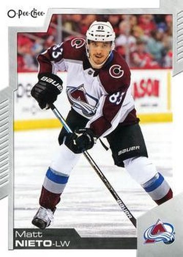 #192 Matt Nieto - Colorado Avalanche - 2020-21 O-Pee-Chee Hockey