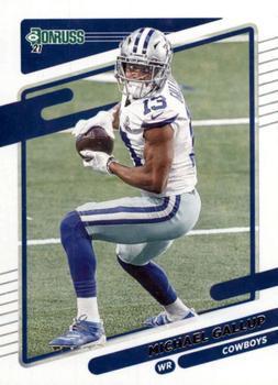 #192 Michael Gallup - Dallas Cowboys - 2021 Donruss Football