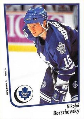 #192 Nikolai Borschevsky - Toronto Maple Leafs - 1994-95 Panini Hockey Stickers