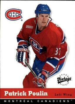 #192 Patrick Poulin - Montreal Canadiens - 2000-01 Upper Deck Vintage Hockey