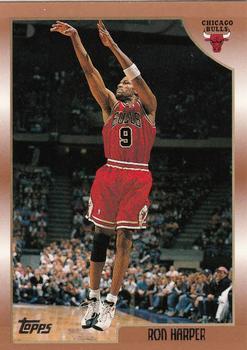 #192 Ron Harper - Chicago Bulls - 1998-99 Topps Basketball