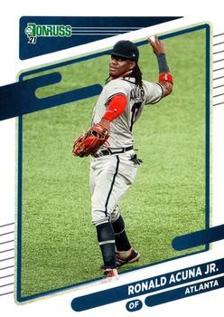 #192 Ronald Acuna Jr. - Atlanta Braves - 2021 Donruss Baseball
