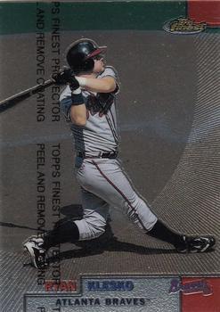 #192 Ryan Klesko - Atlanta Braves - 1999 Finest Baseball
