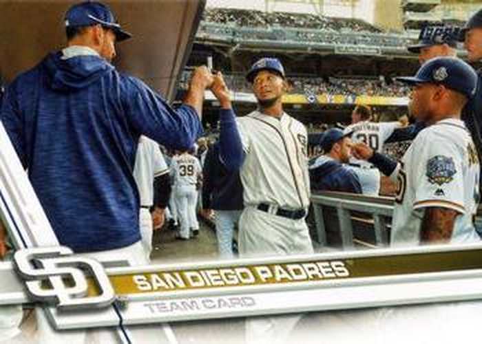 #192 San Diego Padres - San Diego Padres - 2017 Topps Baseball