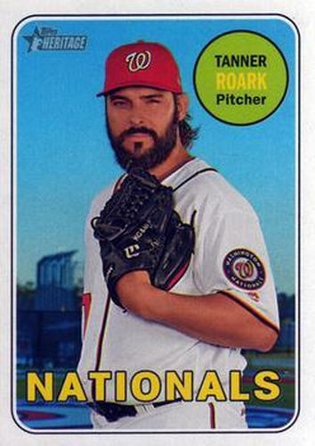 #192 Tanner Roark - Washington Nationals - 2018 Topps Heritage Baseball