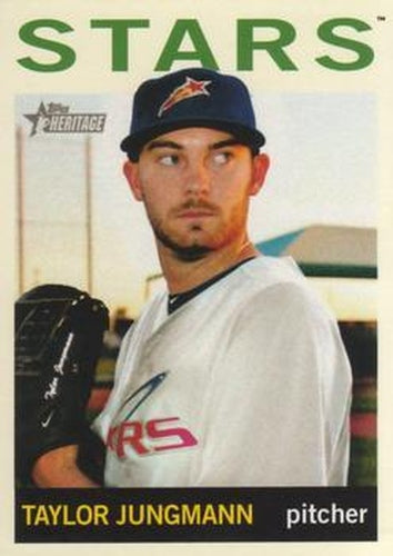 #192 Taylor Jungmann - Huntsville Stars - 2013 Topps Heritage Minor League Baseball