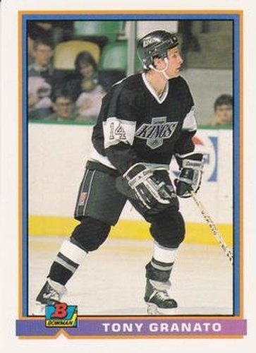 #192 Tony Granato - Los Angeles Kings - 1991-92 Bowman Hockey
