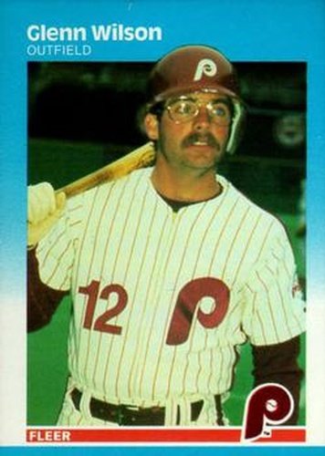 #192 Glenn Wilson - Philadelphia Phillies - 1987 Fleer Baseball