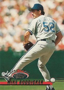 #192 Mike Boddicker - Kansas City Royals - 1993 Stadium Club Baseball