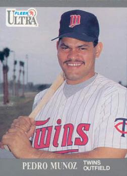 #192 Pedro Munoz - Minnesota Twins - 1991 Ultra Baseball