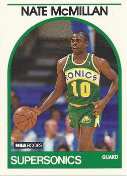 #192 Nate McMillan - Seattle SuperSonics - 1989-90 Hoops Basketball