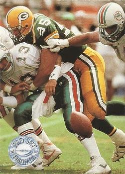 #192 Bryce Paup - Green Bay Packers - 1991 Pro Set Platinum Football