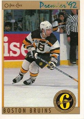 #192 Ray Bourque - Boston Bruins - 1991-92 O-Pee-Chee Premier Hockey