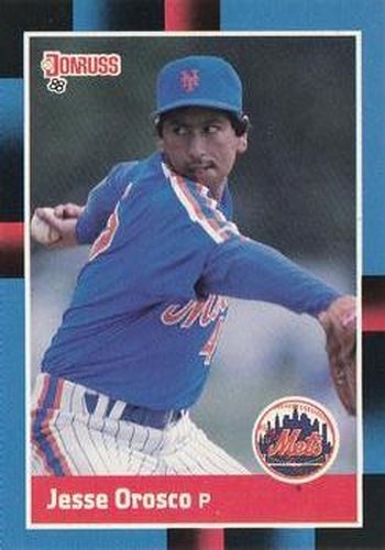 #192 Jesse Orosco - New York Mets - 1988 Donruss Baseball