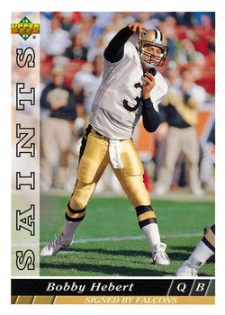 #192 Bobby Hebert - Atlanta Falcons - 1993 Upper Deck Football