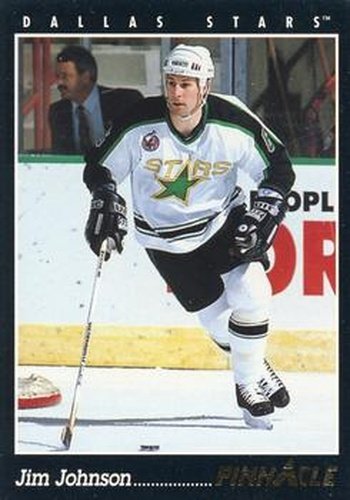 #192 Jim Johnson - Dallas Stars - 1993-94 Pinnacle Hockey