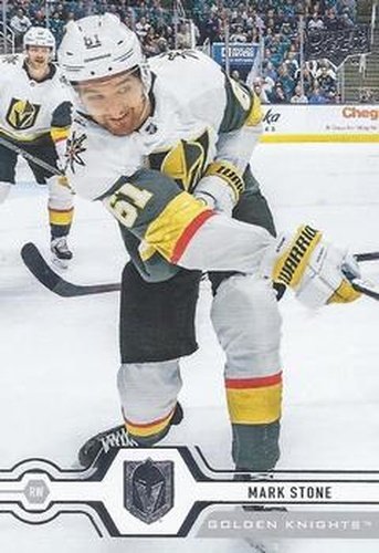 #192 Mark Stone - Vegas Golden Knights - 2019-20 Upper Deck Hockey