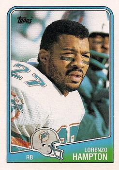 #192 Lorenzo Hampton - Miami Dolphins - 1988 Topps Football