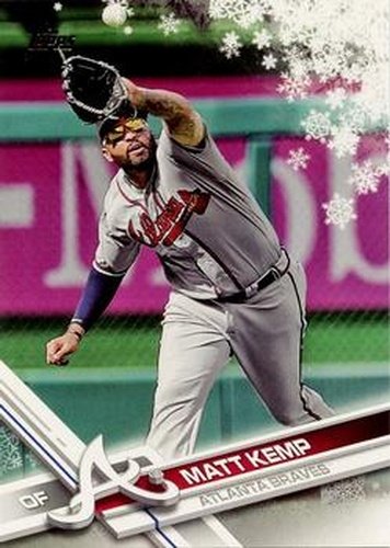 #HMW192 Matt Kemp - Atlanta Braves - 2017 Topps Holiday Baseball